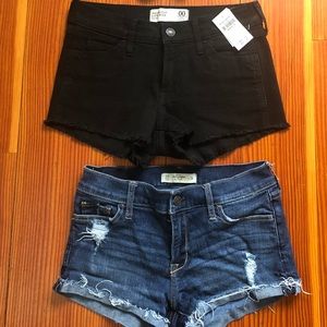 Abercrombie shorts bundle! 🖤💙